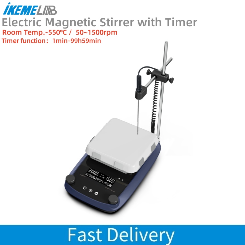 Lab Magnetic Stirrer Hot Plate - IKEME Магнитная мешалка с ЖК-дисплеем и