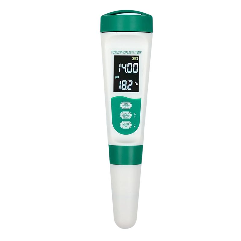 Ph Meter Digital Water Tester - Цифровой pH-метр AT02-5 5-в-1: высокоточный тестер
