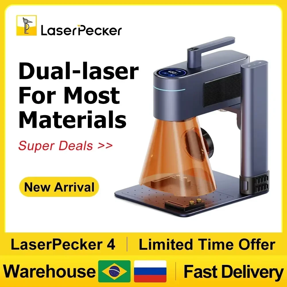 Fiber Laser Marking Machine 30W - LASERPECKER 4 LP4 Лазерный гравировальный станок
