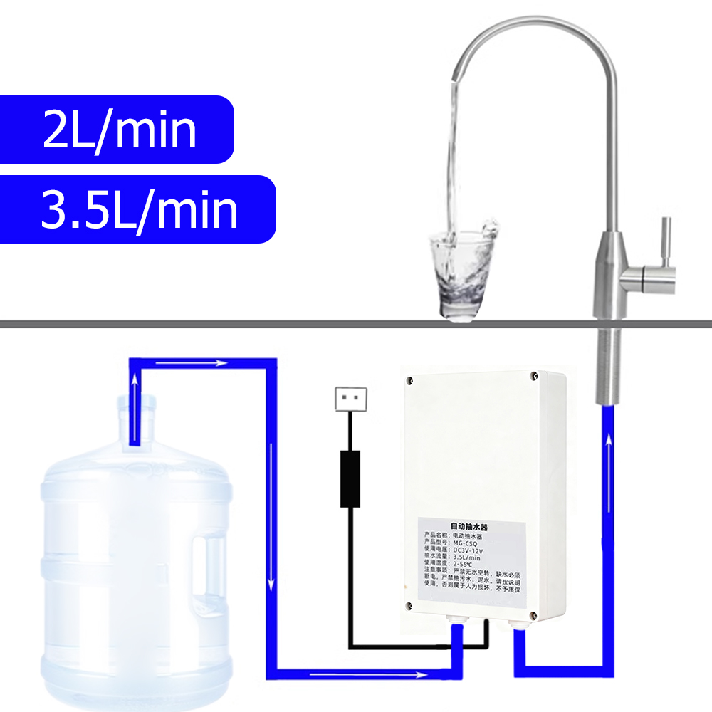 Mini Peristaltic Pump 12V - Электрический водяной насос для прицепа, кухни,