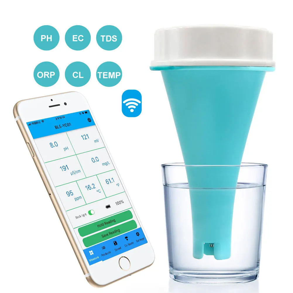 Ph Meter Digital Water Tester - Измеритель качества воды 6 в 1,