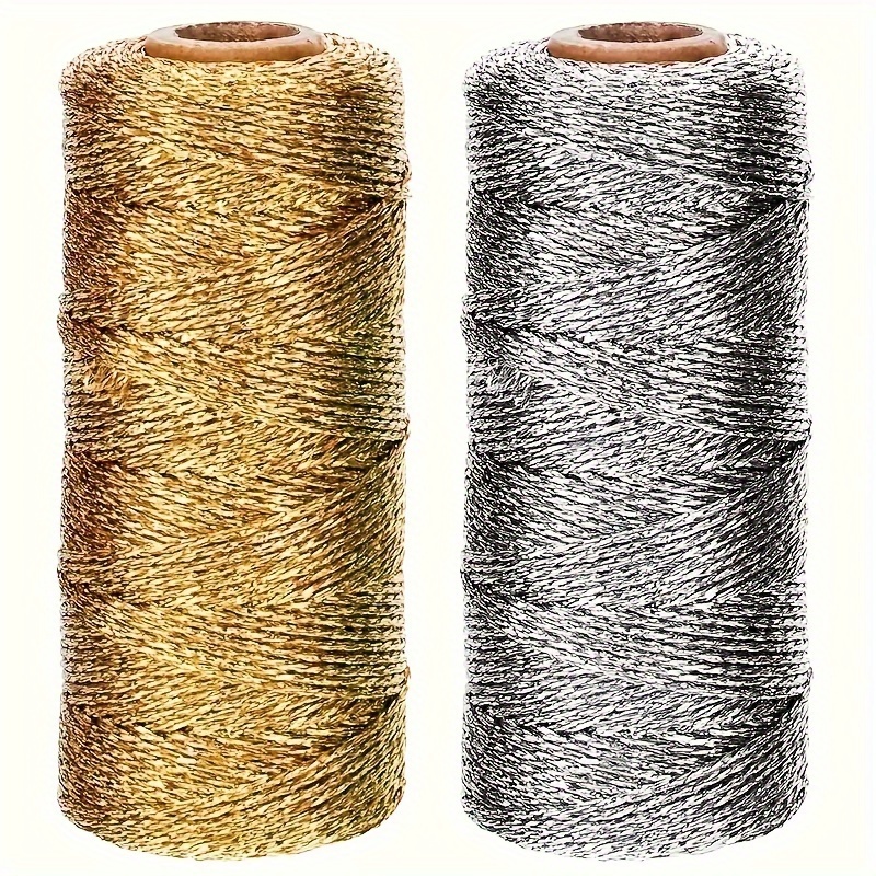 Packaging - 109 ярдов золотого и серебряного плетеного