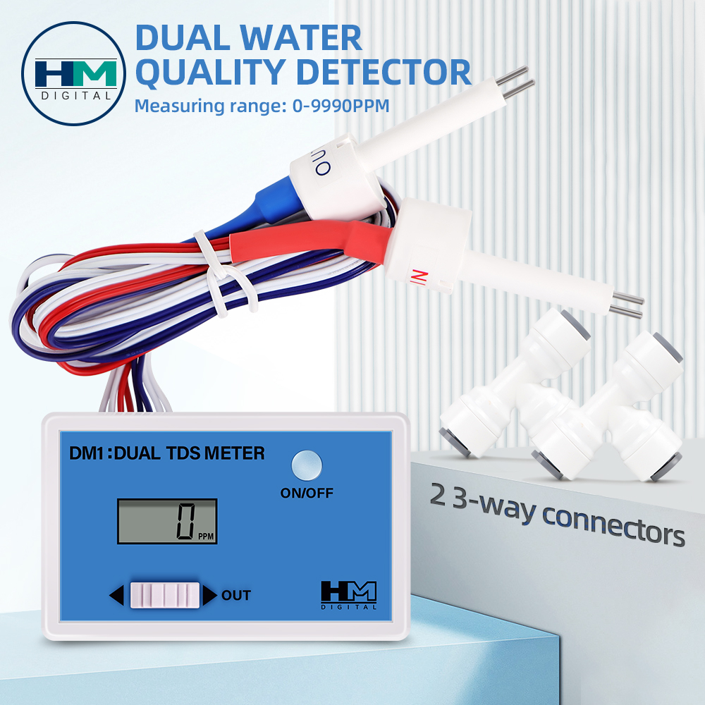 Ph Meter Digital Water Tester - DM1 Dual TDS Тестер качества воды