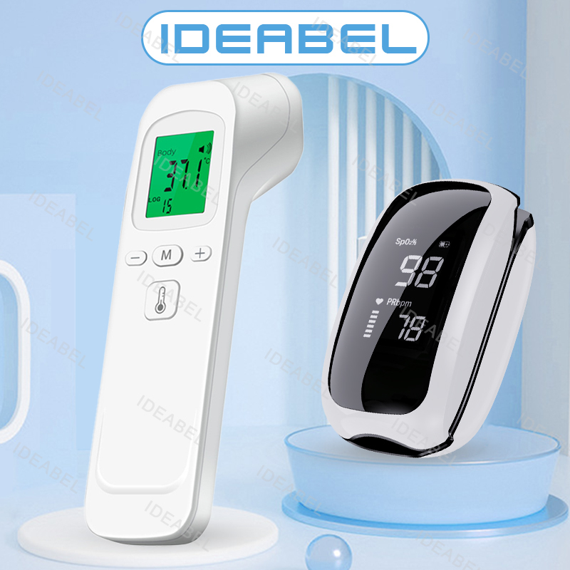 Pulse Oximeter Fingertip Rechargeable - Цифровой термометр для лба, бесконтактный инфракрасный