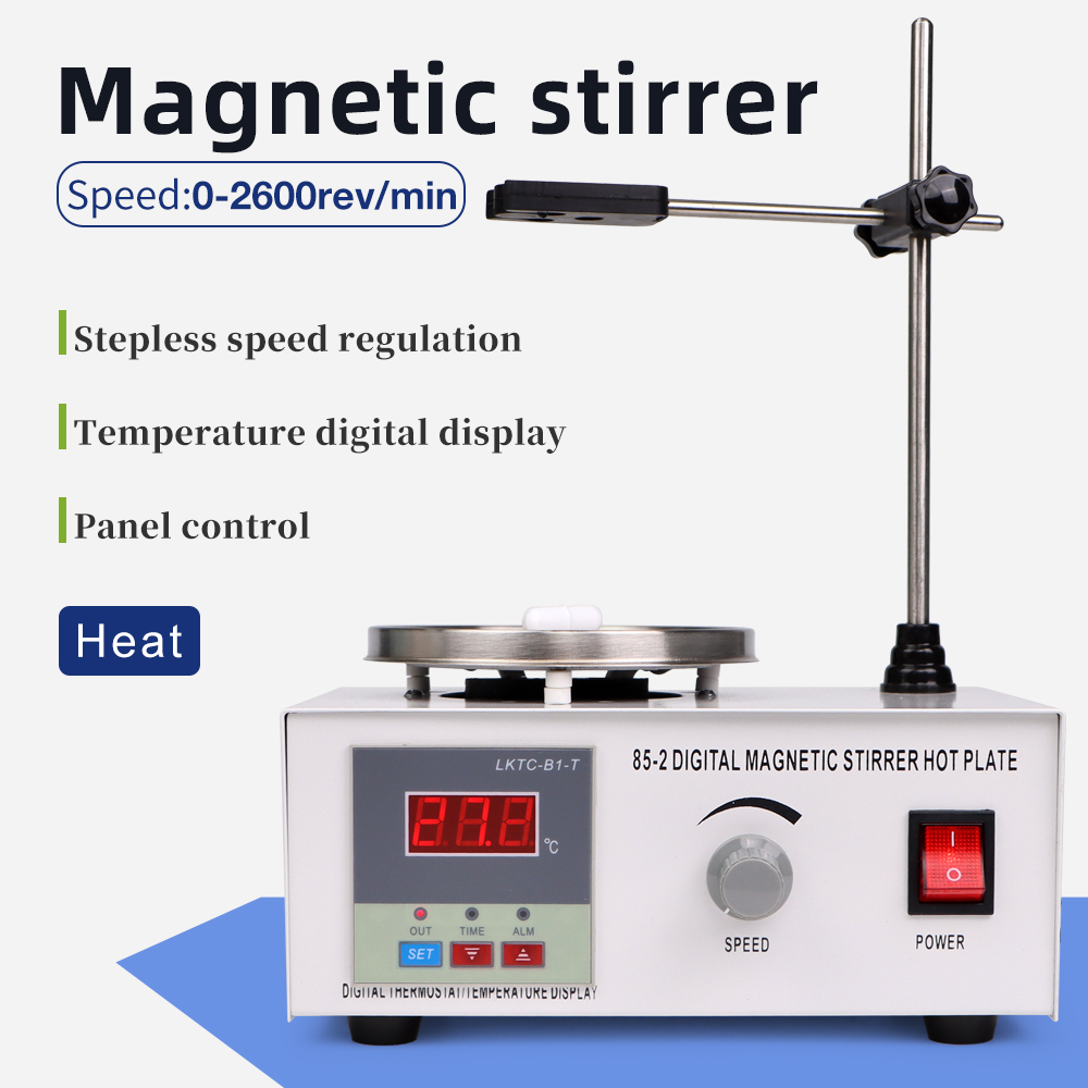 Lab Magnetic Stirrer Hot Plate - Магнитная мешалка с конфоркой, 1 л,
