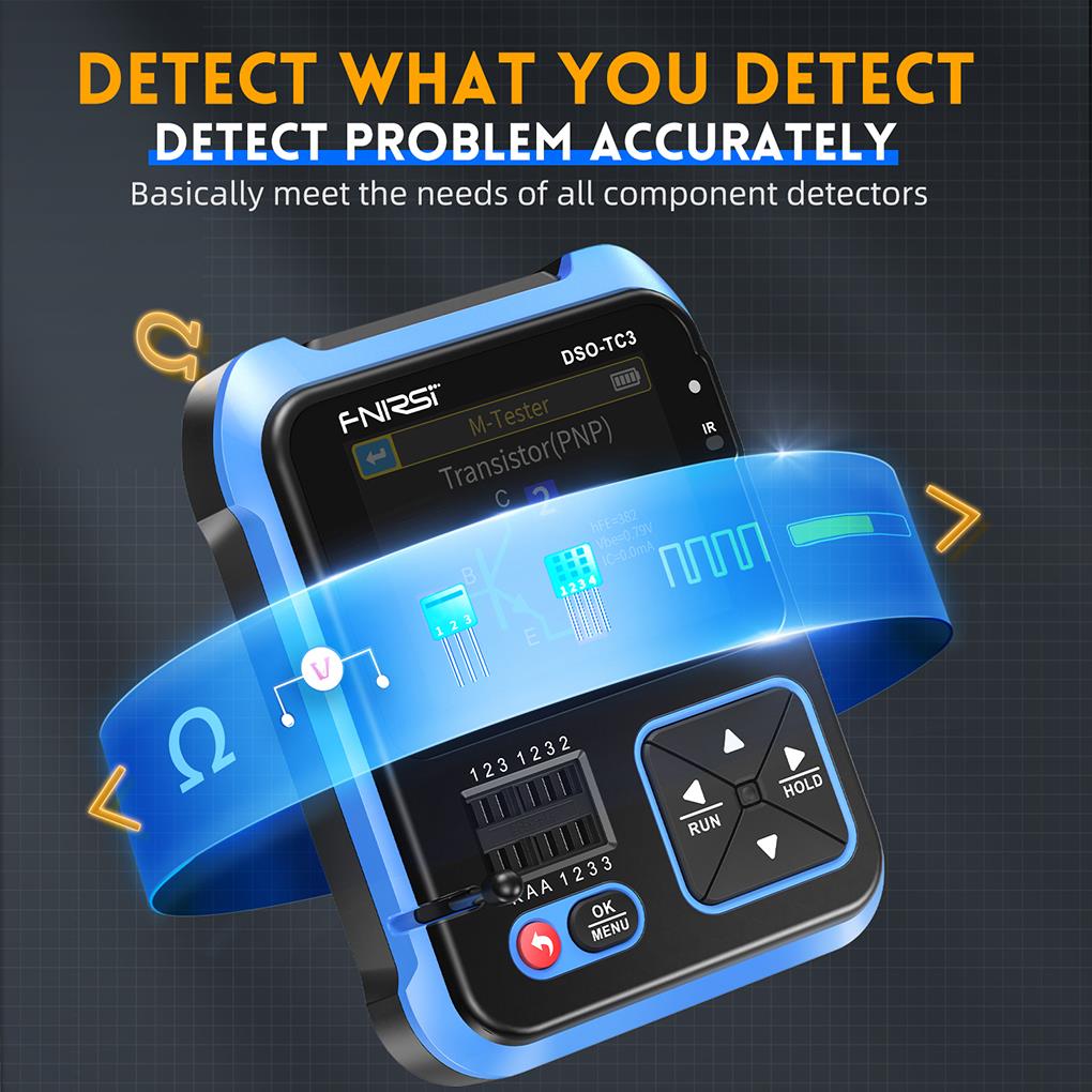 Fnirsi Digital Oscilloscope Handheld - Портативный цифровой мини-Осциллограф FNIRSI DSO-TC3 3