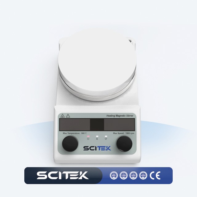 Lab Magnetic Stirrer Hot Plate - Магнитная мешалка с нагревательной плитой, рабочая
