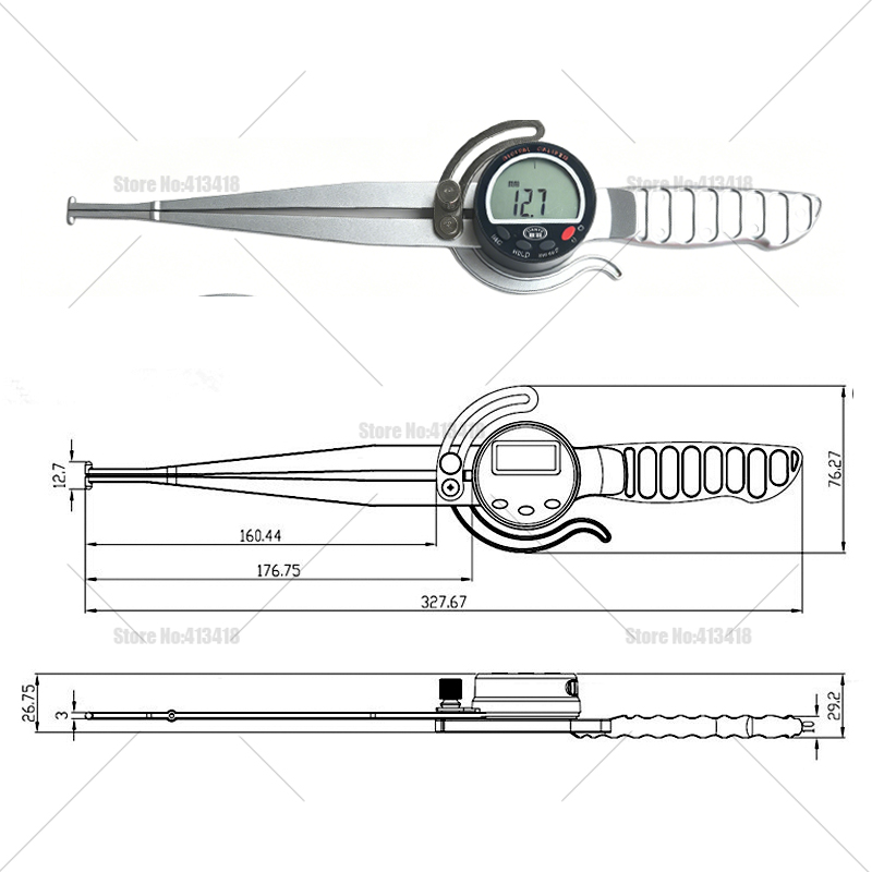 Внешний цифровой штангенциркул – обзор и цена Digital Caliper 150Mm Stainless Steel