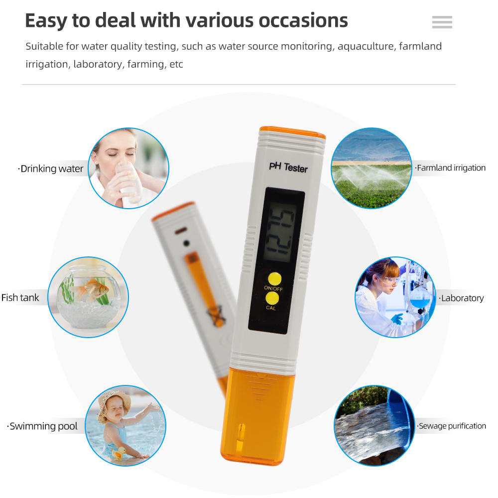 Цифровой pH-метр-ручка для тес – обзор и цена Ph Meter Digital Water Tester