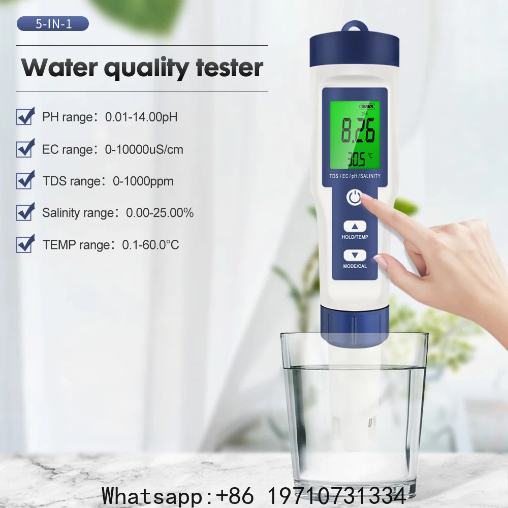 Цифровой измеритель pH 5-в-1:  – обзор и цена Ph Meter Digital Water Tester
