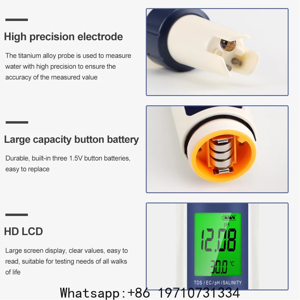 Цифровой измеритель pH 5-в-1:  – обзор и цена Ph Meter Digital Water Tester