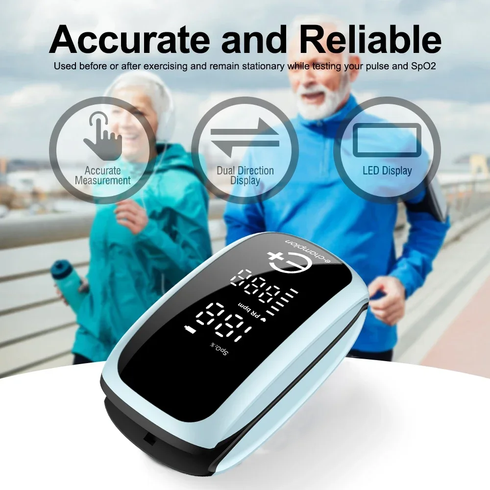 Монитор насыщения кислорода в  – обзор и цена Pulse Oximeter Fingertip Rechargeable