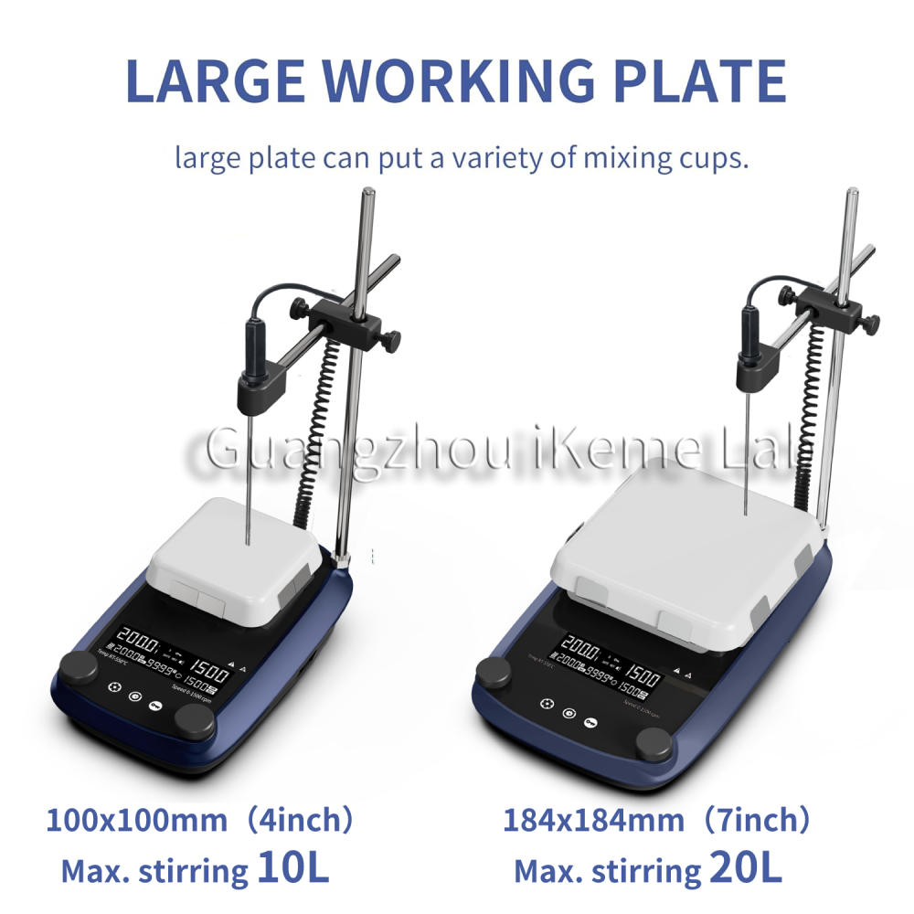 IKEME Магнитная мешалка с ЖК-д – обзор и цена Lab Magnetic Stirrer Hot Plate