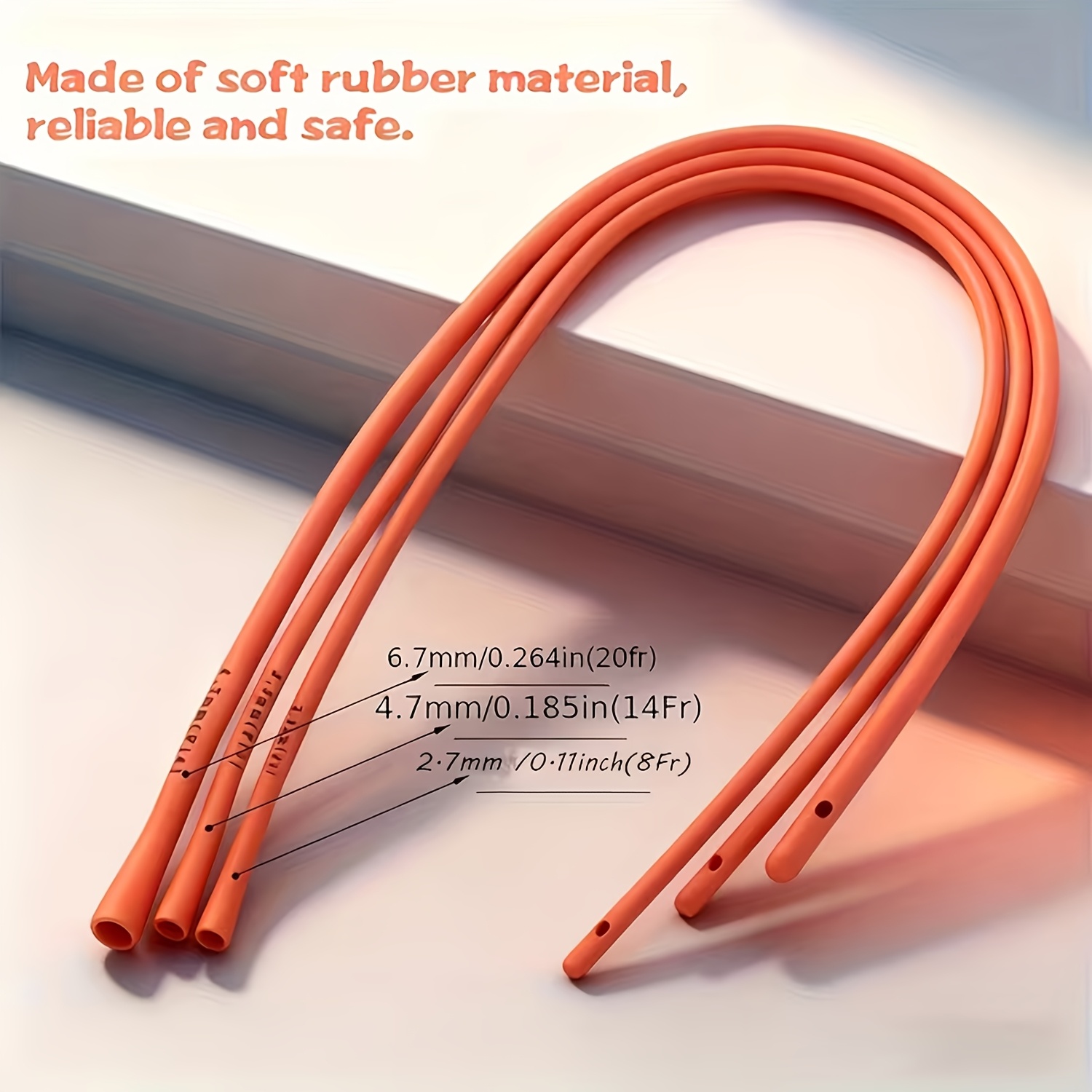 Гибкие резиновые трубки 8Fr/10 – обзор и цена Lab Equipment