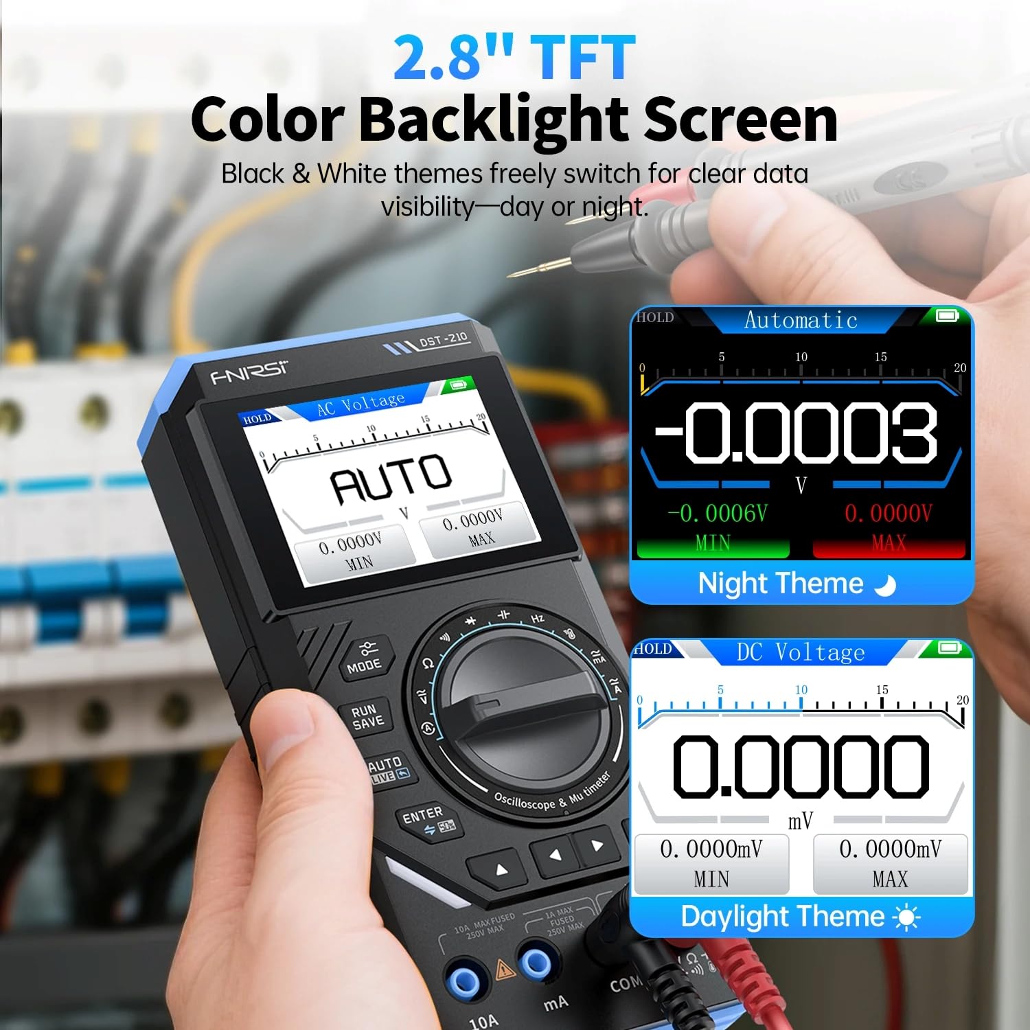 Портативный осциллограф FNIRSI – обзор и цена Fnirsi Digital Oscilloscope Handheld