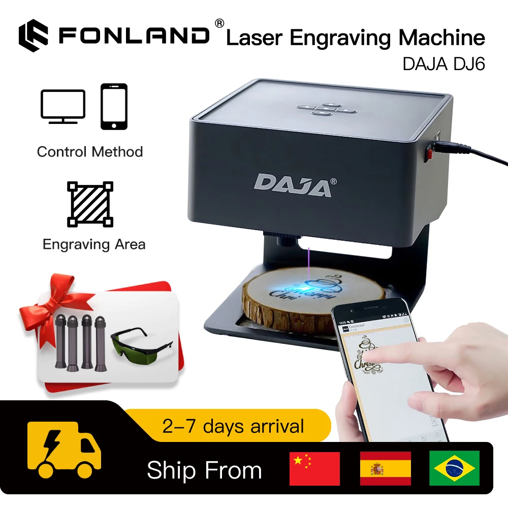 Лазерный гравер DAJA с ЧПУ DIY – обзор и цена Fiber Laser Marking Machine 30W