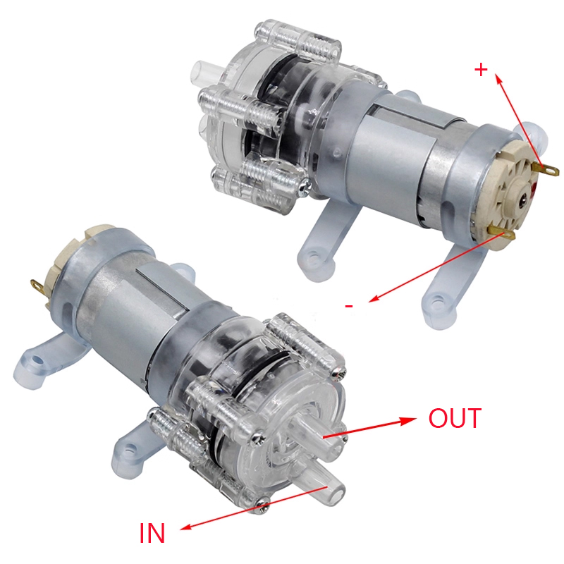 Миниатюрный диафрагменный водя – обзор и цена Mini Peristaltic Pump 12V