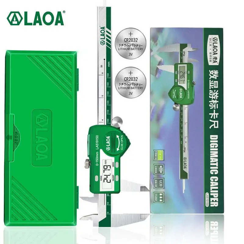 LAOA цифровой штангенциркуль 6 – обзор и цена Digital Caliper 150Mm Stainless Steel