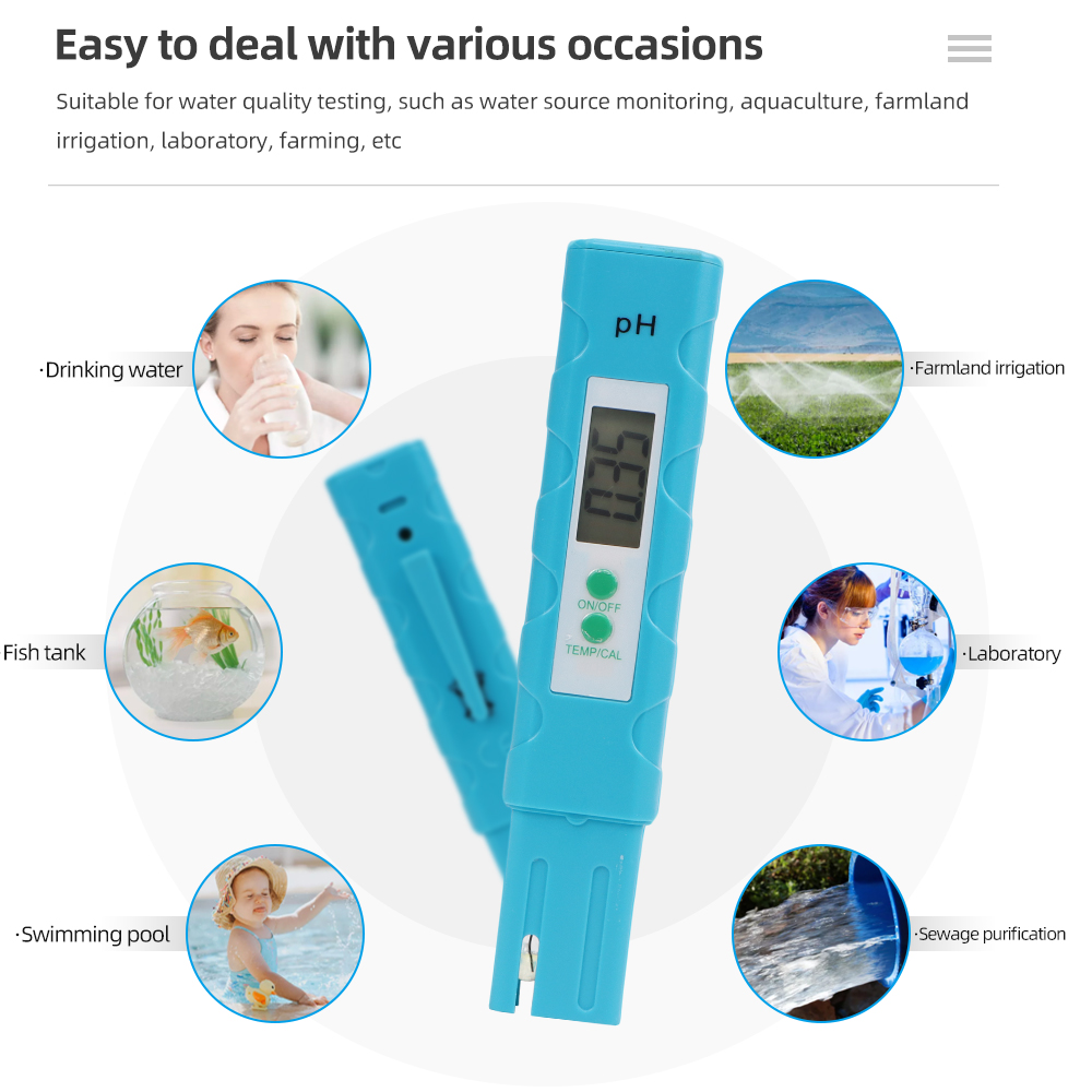 pH-метр карманный для аквариум – обзор и цена Ph Meter Digital Water Tester