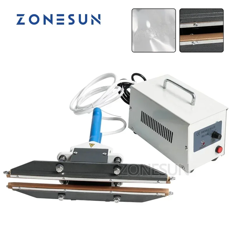 ZONESUN 400 мм Портативный имп – обзор и цена Plastic Bag Impulse Heat Sealer